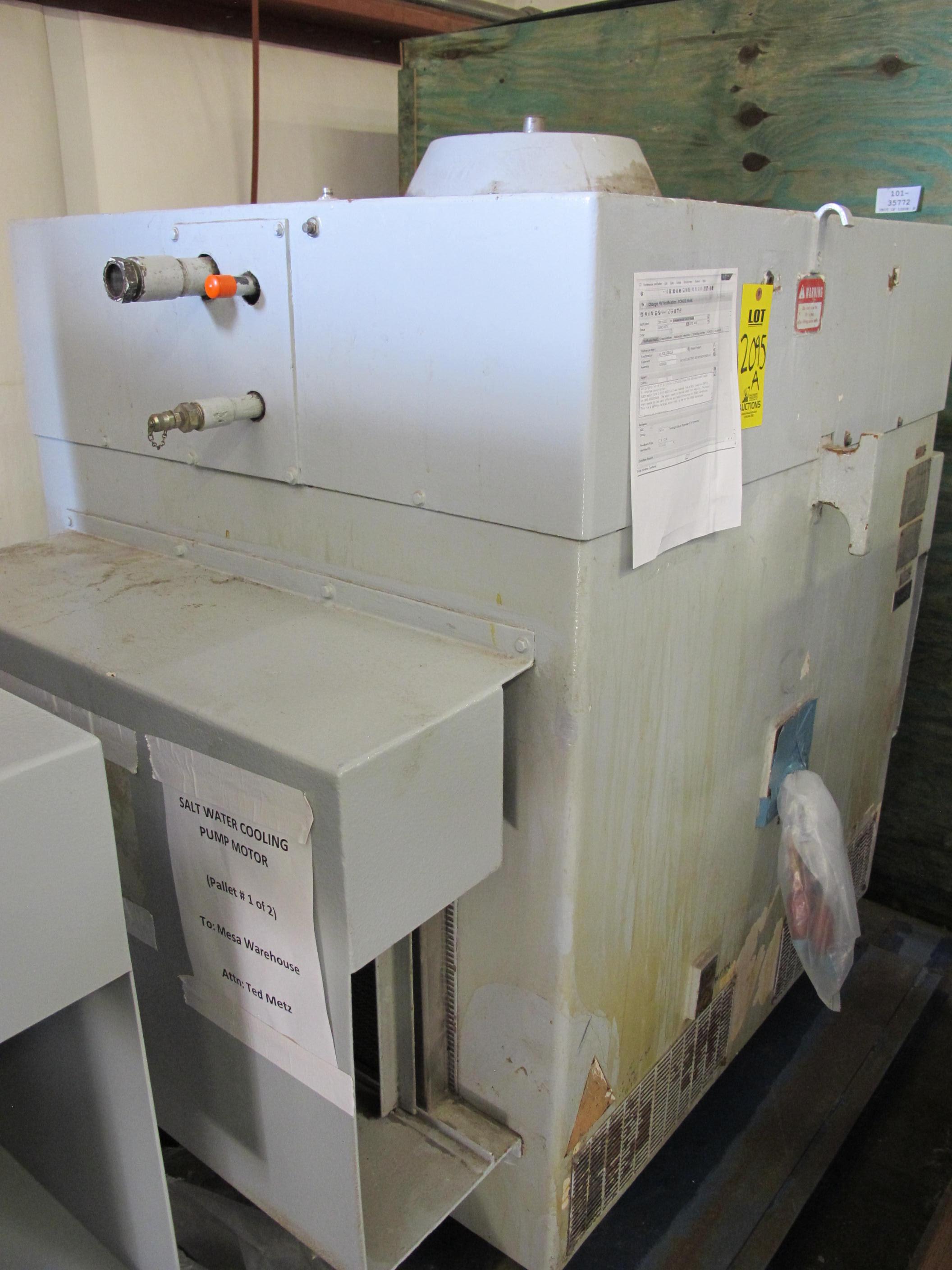 MOTOR, ELECTRIC TYPE, 400 HORSEPOWER, 4160VAC, 3 PHASE ELEC RATING, 900 RPM, 588 FRAME. FOR ORIGINAL SWC PUMP MOTORS AT SONGS.FOR NEW REPLACEMENTS USE MAT CODE 026-39581 - 0.4KW, 480V SPACE HEATER (W-50) LOADING & HANDLING FEE $500-